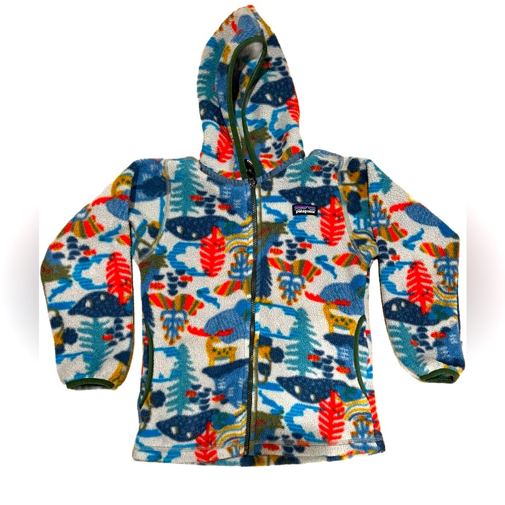 Patagonia Kids Fleece Jacket/Coat with Hood 5T